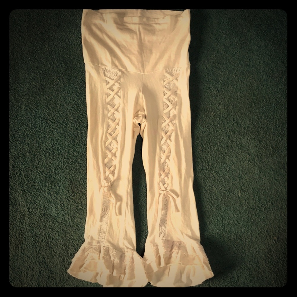 Dance festival cute white Capri Small